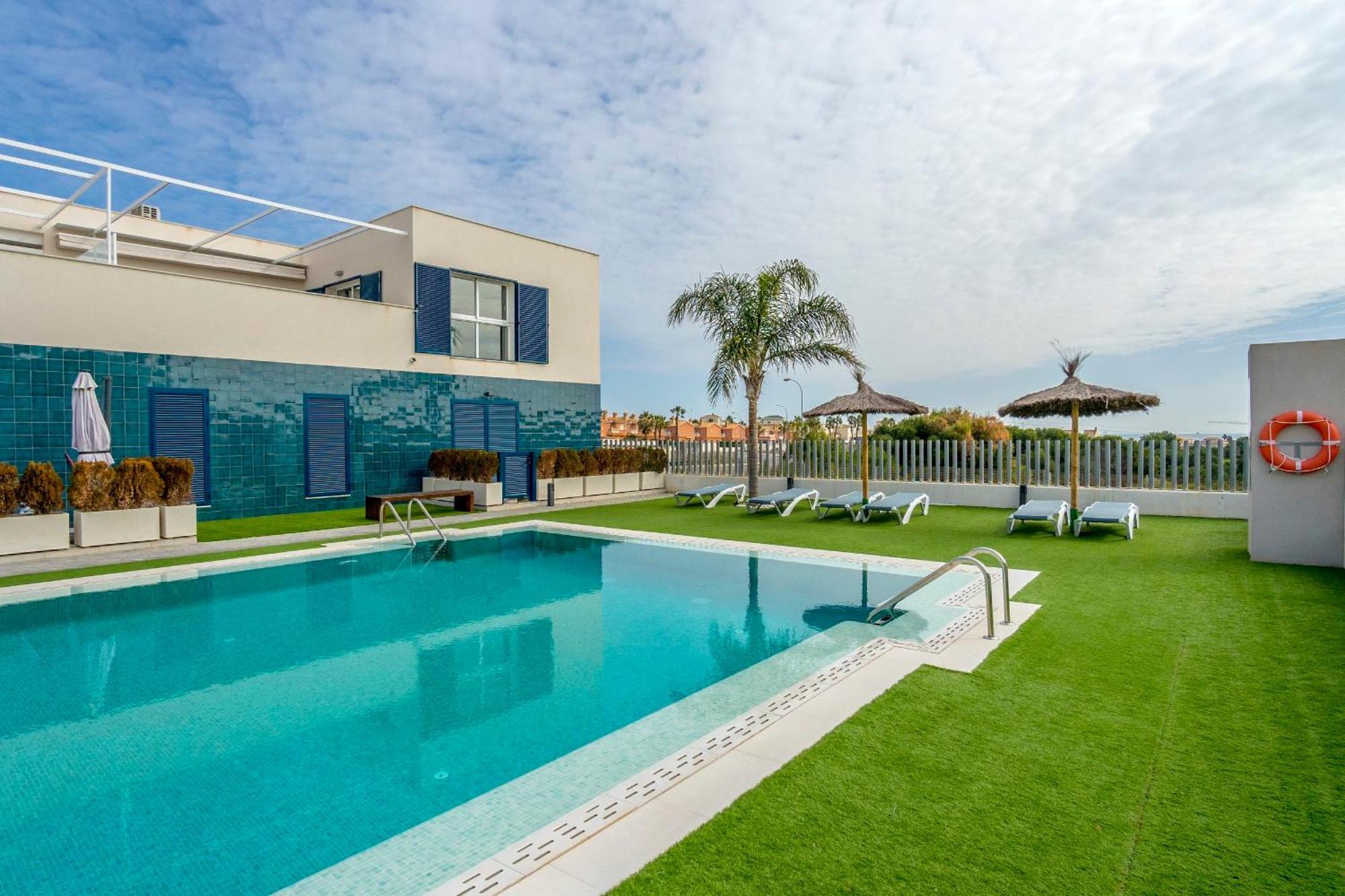 Turquesa Del Mar - Sun & Beach & Golf & Bike - Large Terrace Ground-Floor Spanish Apartment Dehesa de Campoamor  Exterior foto