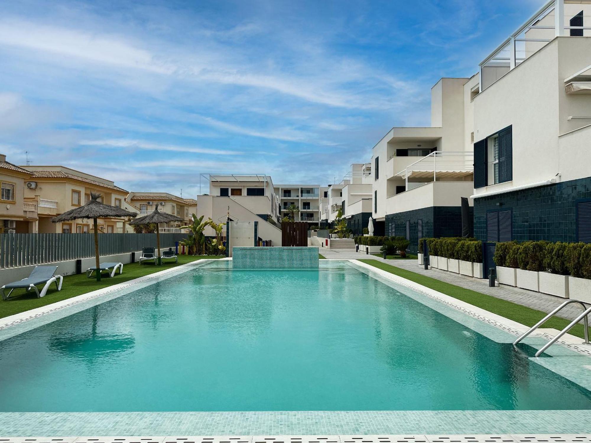Turquesa Del Mar - Sun & Beach & Golf & Bike - Large Terrace Ground-Floor Spanish Apartment Dehesa de Campoamor  Exterior foto