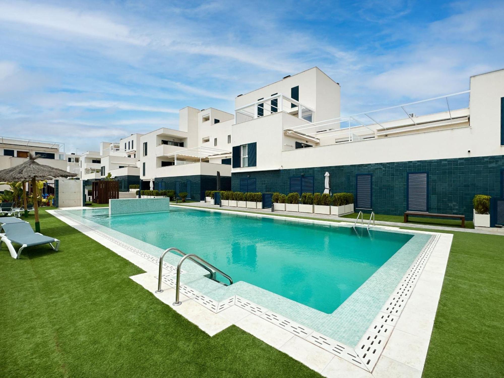 Turquesa Del Mar - Sun & Beach & Golf & Bike - Large Terrace Ground-Floor Spanish Apartment Dehesa de Campoamor  Exterior foto